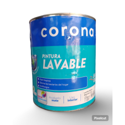 VINILO LAVABLE ANTIBACTERIAL TIPO 1 MARCA CORONA